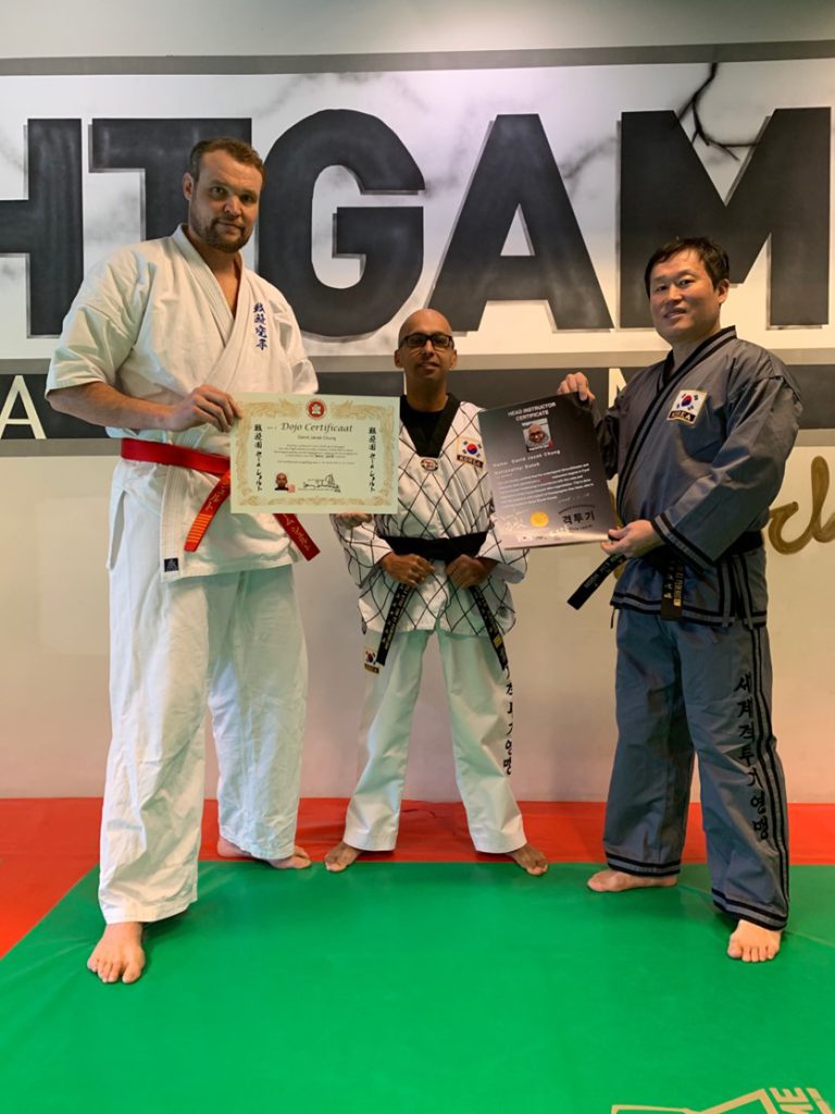 Koreaans Kickboksen training