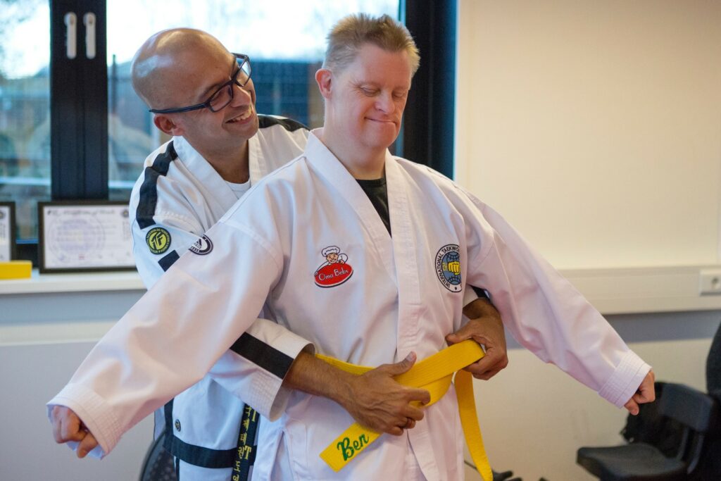 Special Needs Taekwon-Do training