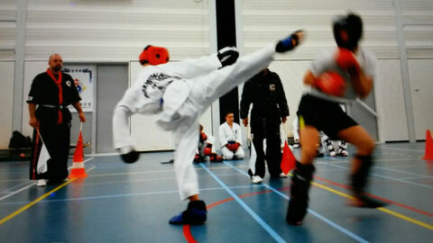 Volwassenen Taekwon-Do training