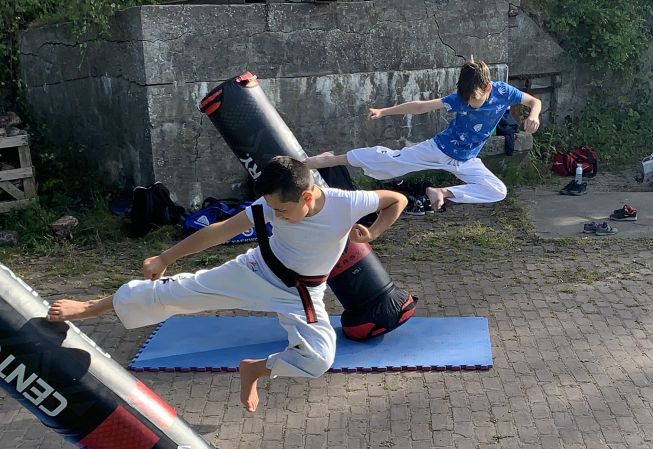 Special Needs Taekwondo training